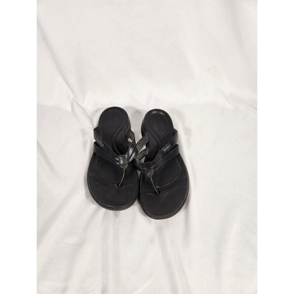 Crocs Womens Fit Flop Sandal Black Comfort Beach 10 - Picture 7 of 11